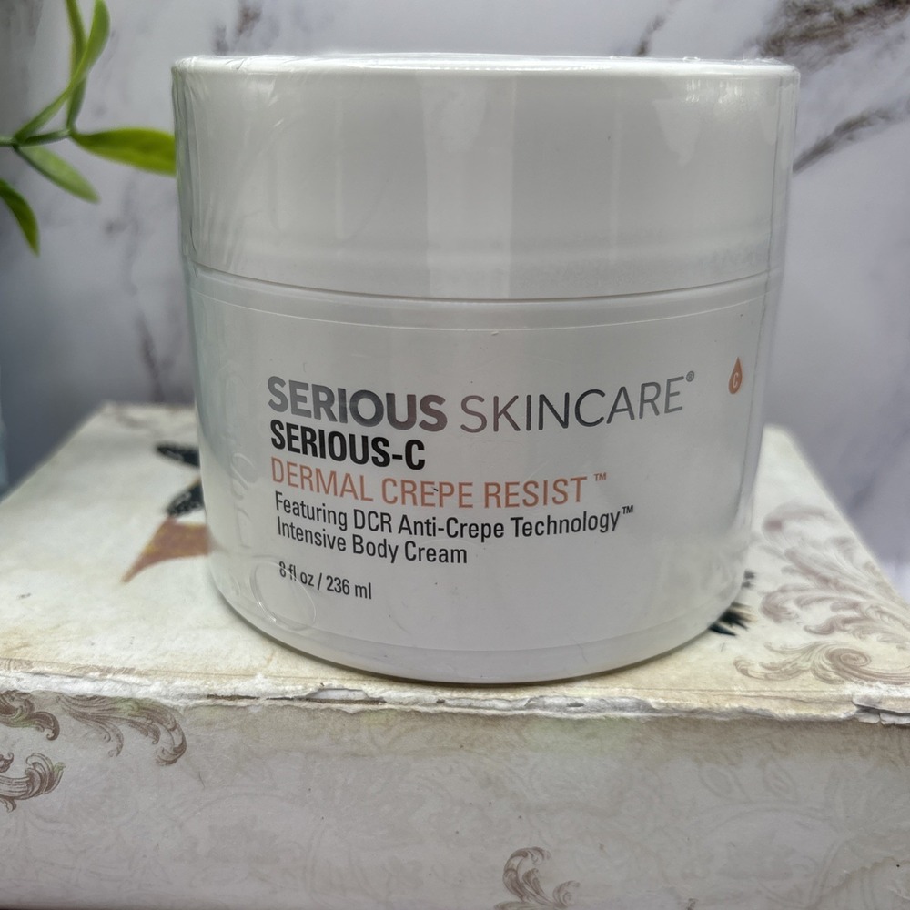 Serious Skincare Serious C Dermal Crepe Resist Intensive Body Cream 8 oz Sealed